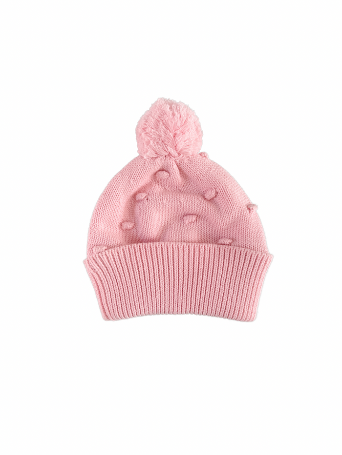 PRE ORDER - BUBBLEGUM POPCORN POM HAT