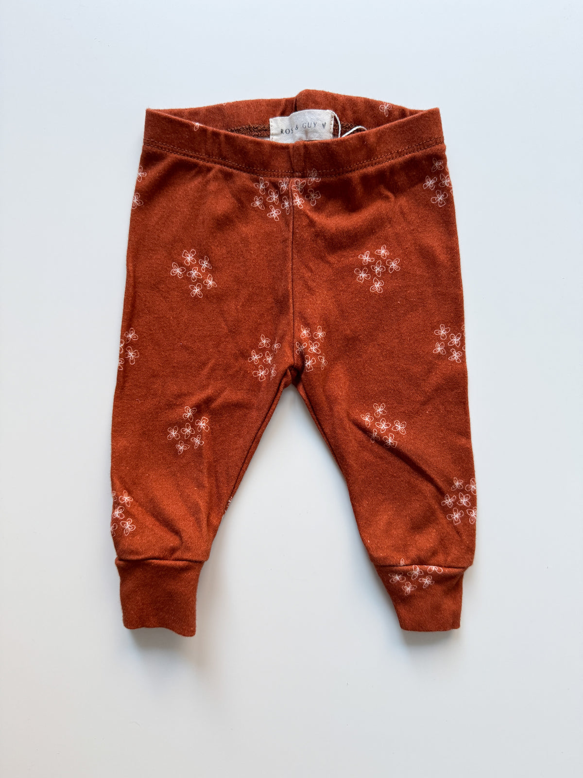 PRELOVED AUBURN FLORAL LEGGINGS - 6-12 MONTHS