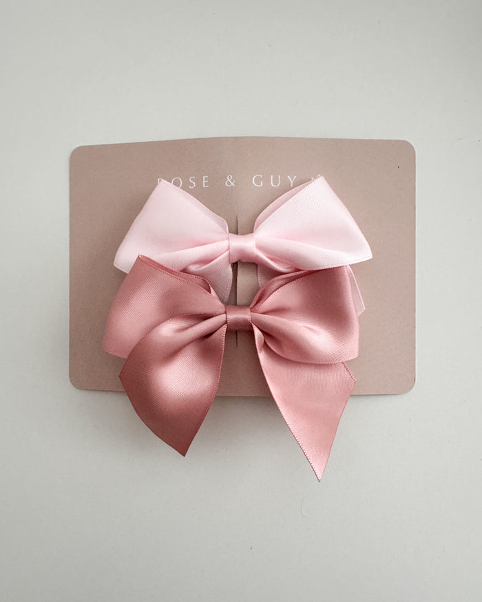 VALENTINES BOW CLIPS