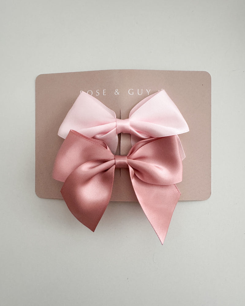 VALENTINES BOW CLIPS