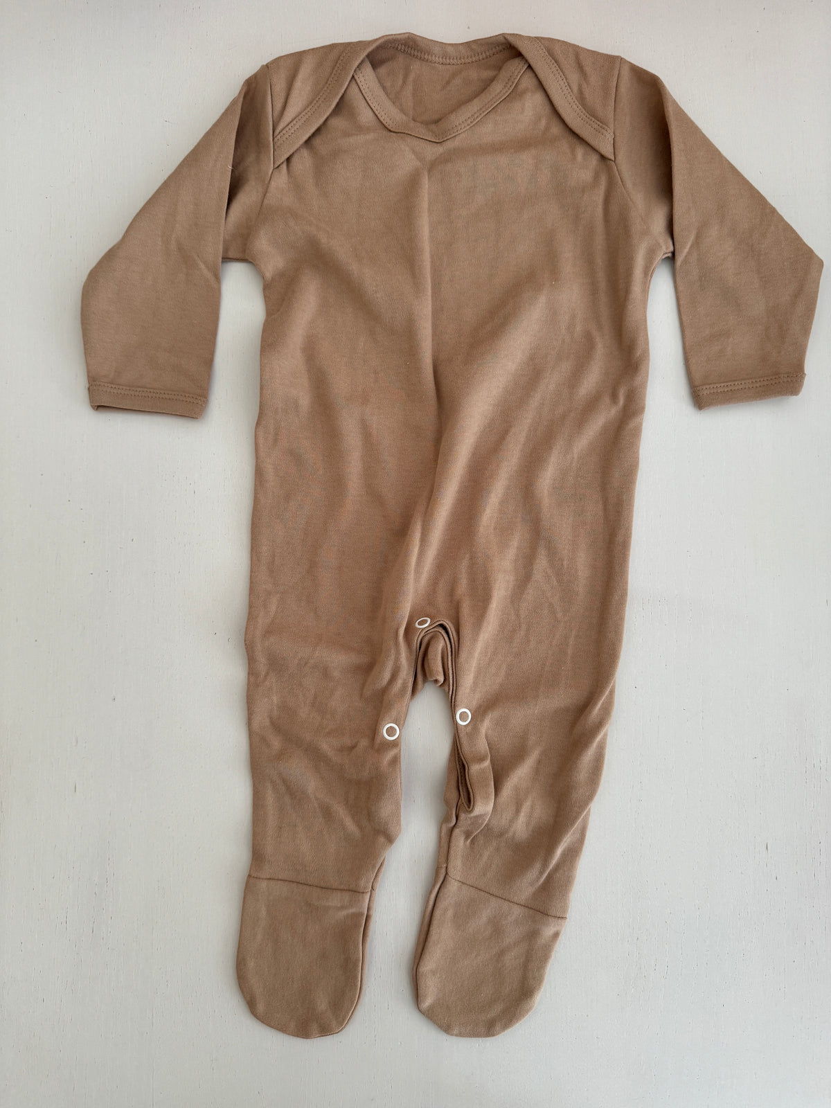 SECONDS BEIGE ROMPER 6-12 MONTHS