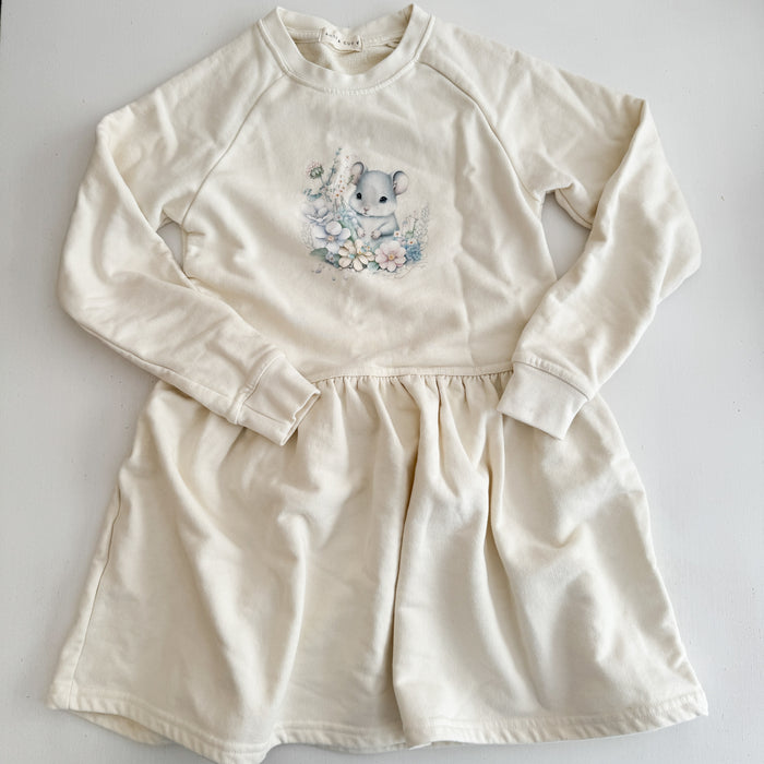 SECONDS MOUSE SWEATSHIRT DRESS 5-6 YEARS