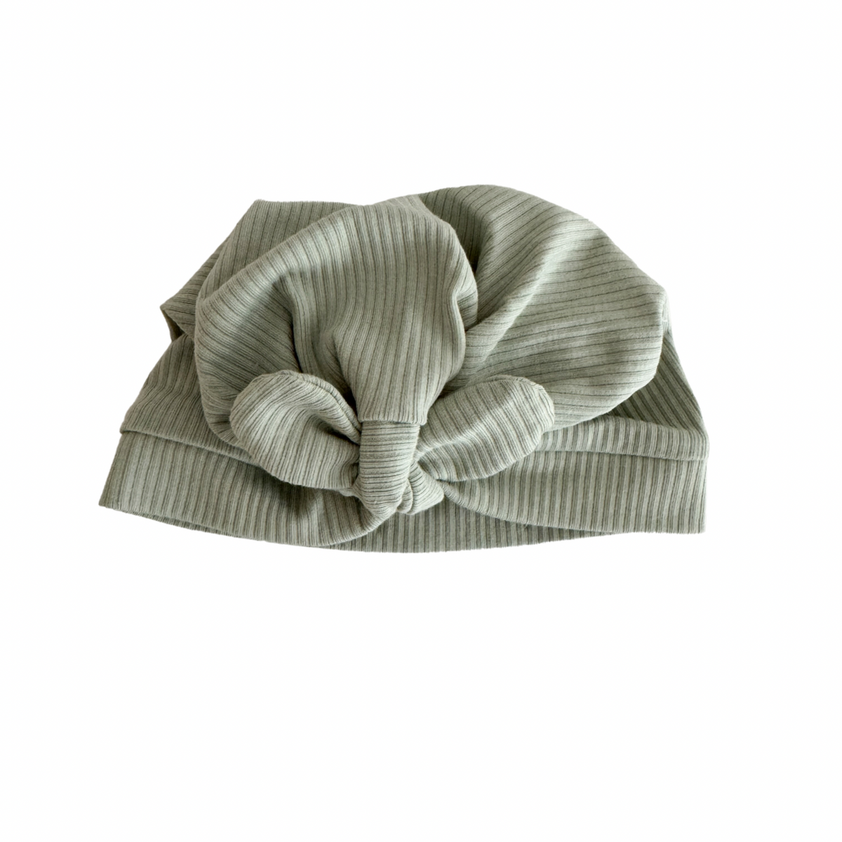 SAGE RIBBED TURBAN